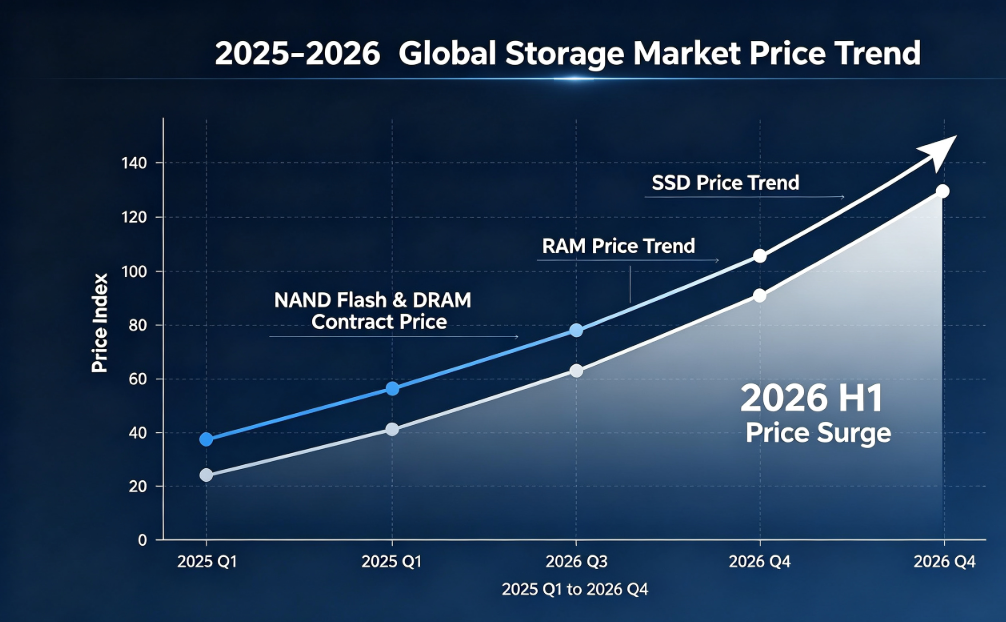 2026 H1 Globale Speichermarktpreisanalyse: SSD- und RAM-Preisanstieg, Angebotsknappheit und GUDGA-Strategie für eine stabile Versorgung
