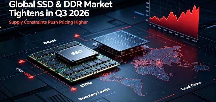 Globale SSD- und DDR-Preise steigen im dritten Quartal 2026 aufgrund des KI-bedingten knappen Angebots; GUDGA sorgt für eine stabile Versorgung globaler B2B-Partner